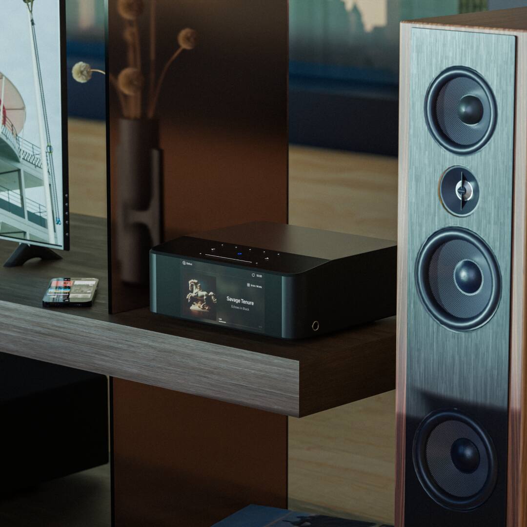 Bluesound - NODE ICON Reference Music Streaming Media Player - Black